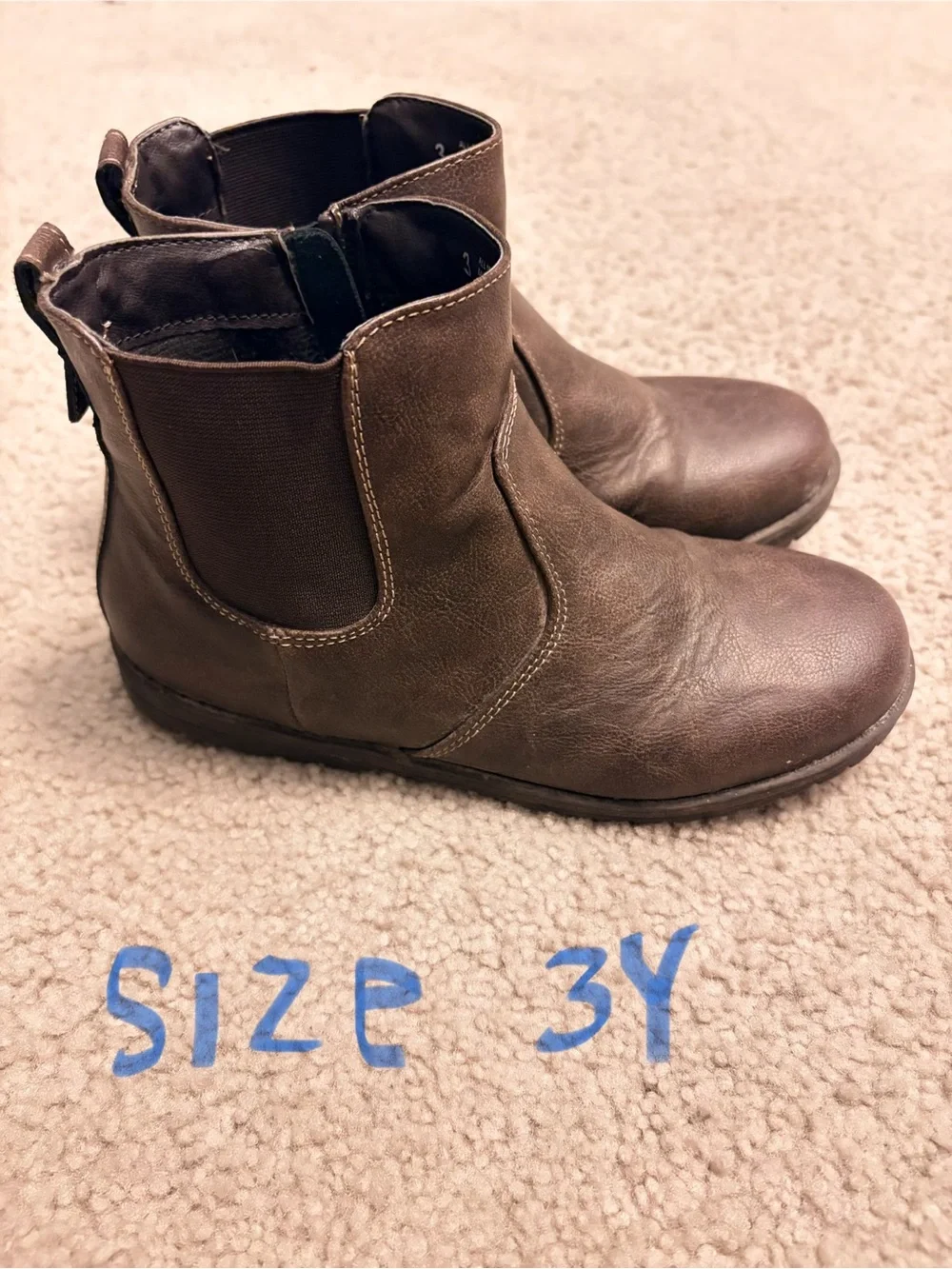 The Children's Place Brown Chelsea Boots for Kids